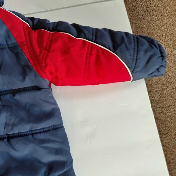 Protection System Boys Jacket Winter Hood Red Blue 24 Months Polyester - Picture 13 of 14
